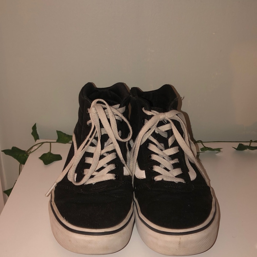 Black high top vans